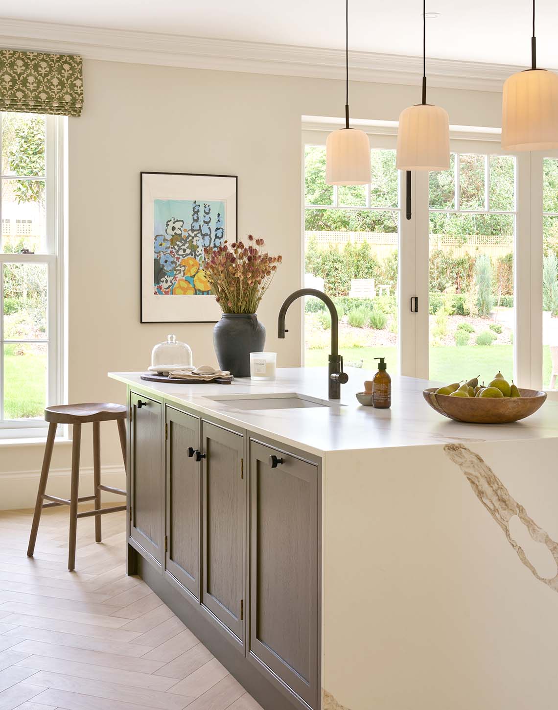 Tunbridge Wells Kent Shaker Lyon Framed Kitchen Project Portrait3
