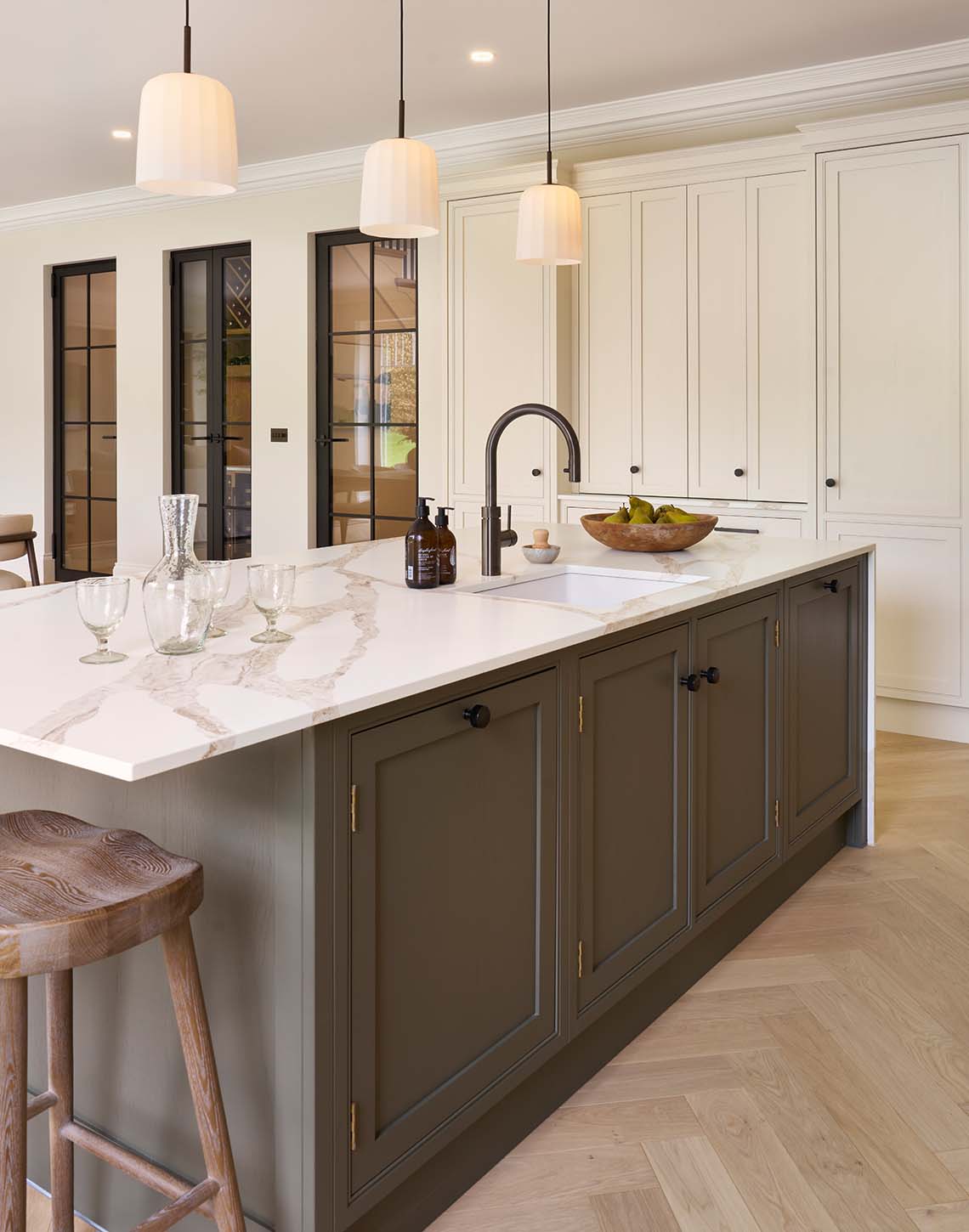 Tunbridge Wells Kent Shaker Lyon Framed Kitchen Project Portrait