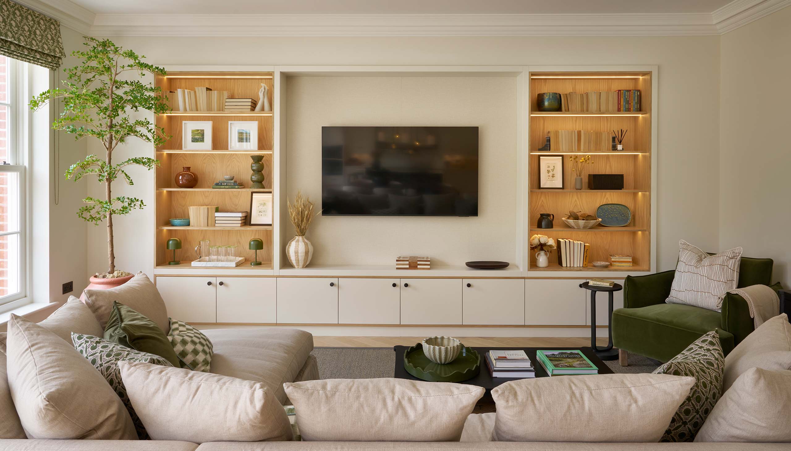 Tunbridge Wells Kent TV Media Wall Living Space