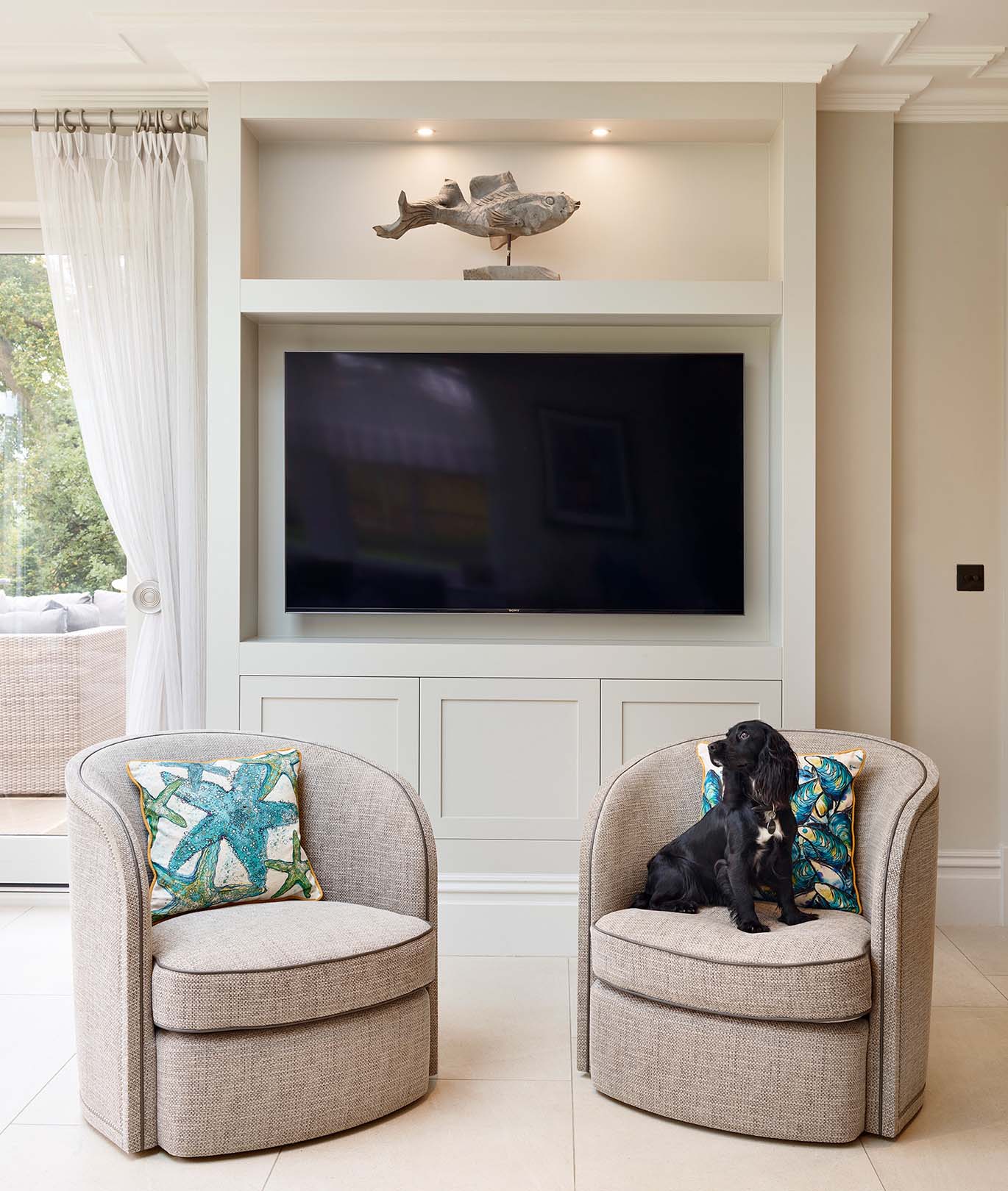 Charles Yorke Lincolnshire Bespoke Tv Media Wall Living Space